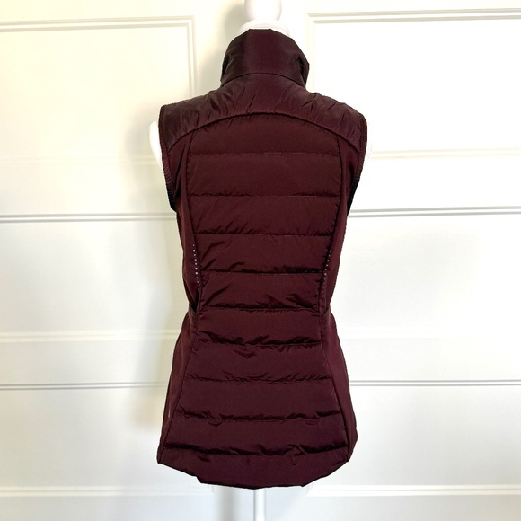 Lululemon Down For It All Vest Size 6 NWOT Cassis - Picture 3 of 12